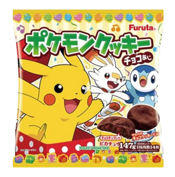 Furuta Pokemon chocolate cookies