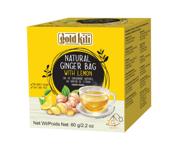 Gold Kili Natuurlijke gember thee met citroen smaak