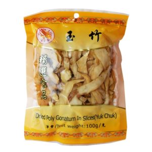 Golden Lily Dried poly gonatum in slices yuk chuk (玉竹)