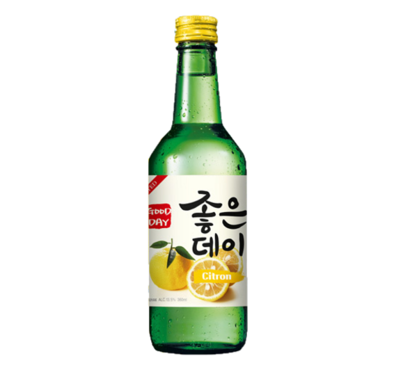 Good day soju citron flavor 13,5% ALC.