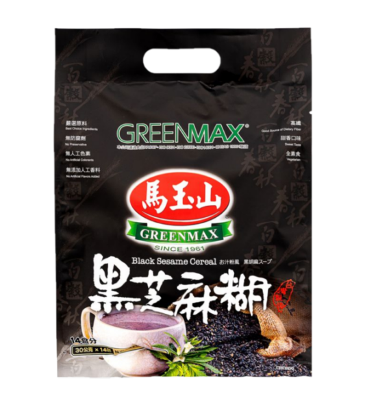 Greenmax  Black sesame cereal (馬玉山 黑芝麻糊)