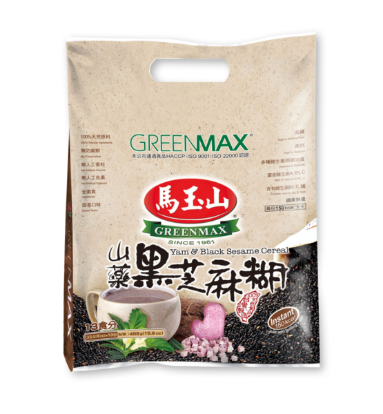 Greenmax  Yam & black sesame cereal drink (馬玉山 山藥黑芝麻糊)