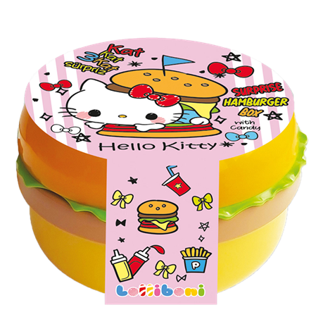 Lolliboni Hello Kitty hamburger surprise box