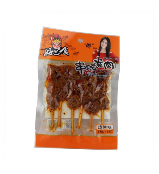 Hi Pass Tofu snack skewer BBQ flavour (好巴食 串烧素肉 烧烤味)