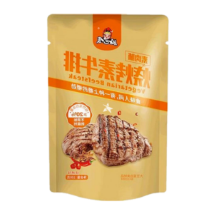 Hi Pass  Dried beancurd vegetarian beefsteak barbecue flavour (好巴食烧烤素牛排)