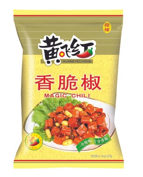 Huang Fei Hong  Spicy crunchy magic chili with peanut (黃飛紅香脆椒)