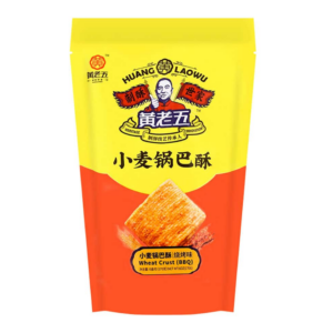 Huang Lao Wu Wheat crust BBQ flavor (黄老五 小麦锅巴酥 烧烤味)