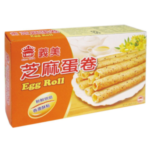 I Mei Egg biscuit roll with sesame