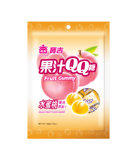 I Mei Fruit gummy peach flavour