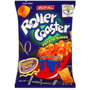 Jack'n Jill Roller coaster potato rings cheddar cheese flavor