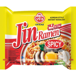 Ottogi  Korean style instant noodles jin ramen spicy (오뚜기 진라면(매운맛))