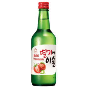 Jinro Soju strawberry flavor 13% ALC.