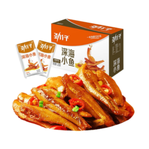 Jinzai  Instant anchovies sweet and sour flavor (劲仔 深海小鱼 小鱼干 糖醋味) 12g*20