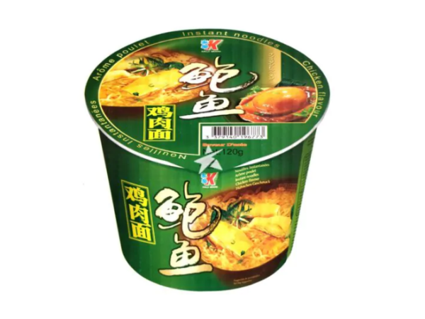 Kailo Brand  Bowl noodle chicken flavor (家乐鲍鱼鸡肉面 (桶))