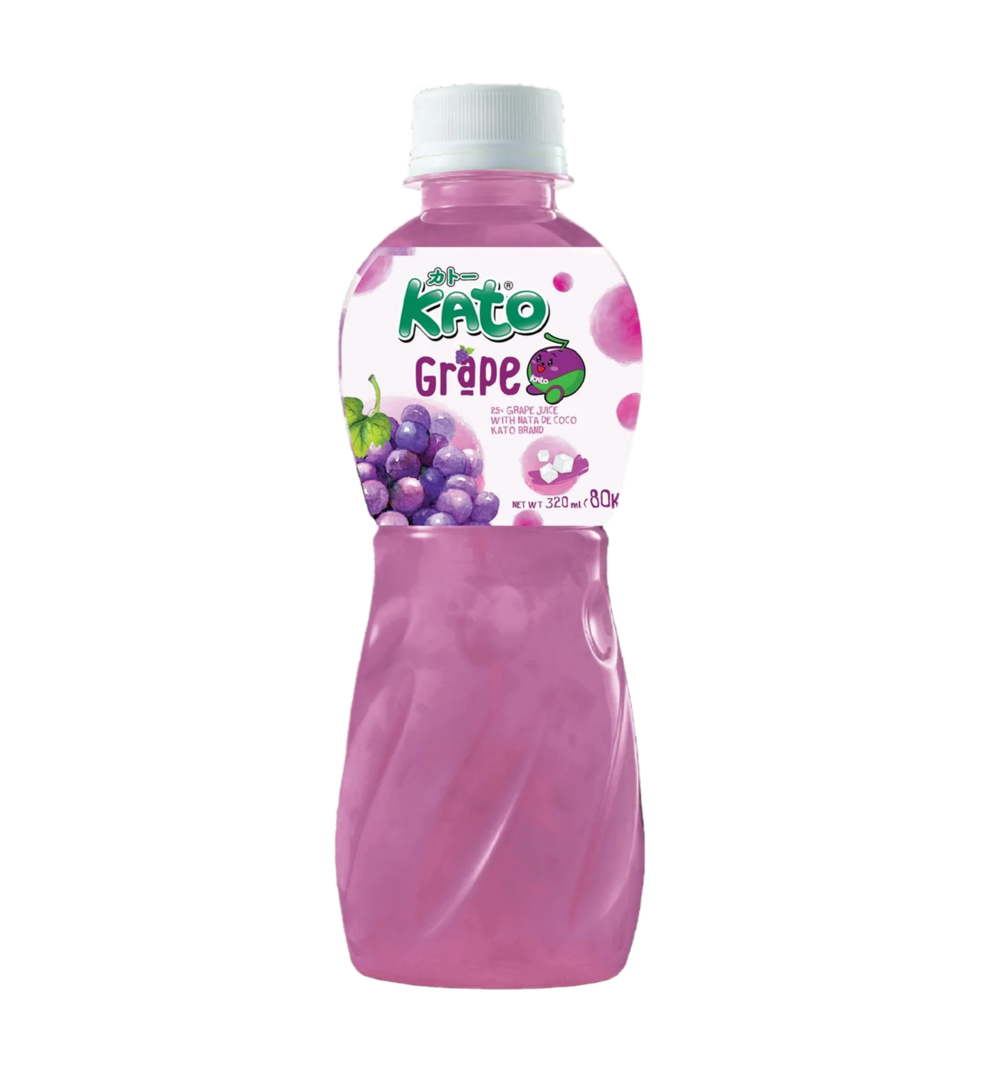 Kato  Grape juice with nata de coco (320ml)