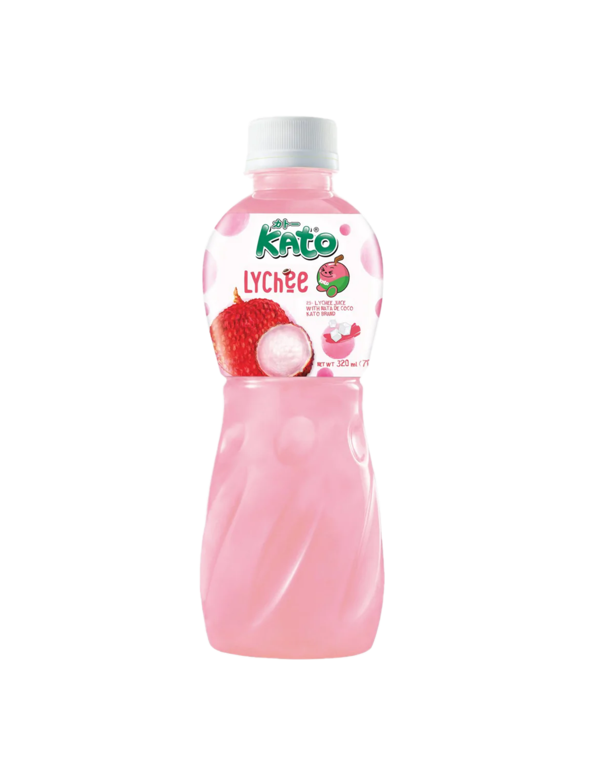 Kato  Lychee juice with nata de coco (320ml)