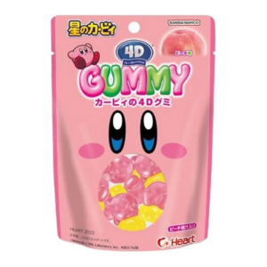 Heart Kirby 4D peach gummy