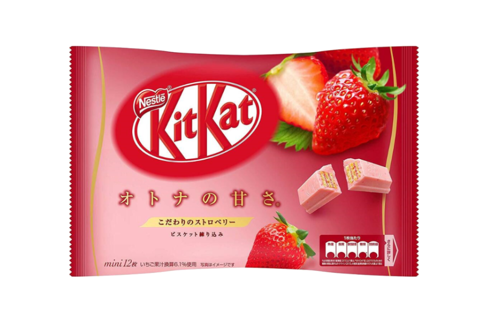 Nestle KitKat strawberry flavor