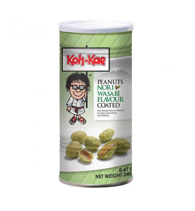 Koh-Kae Peanuts nori wasabi flavour coated (240g)