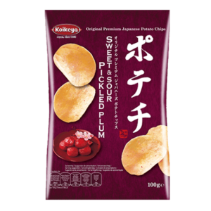 Koikeya Premium potato chips sweet & sour pickled plum flavor