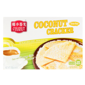 Chun Guang Coconut cracker durian flavour (椰乡春光 椰香薄饼 榴莲味)