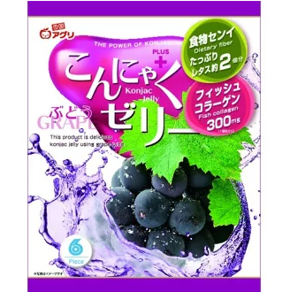 Yukiguni Aguri Konjac jelly grape flavor