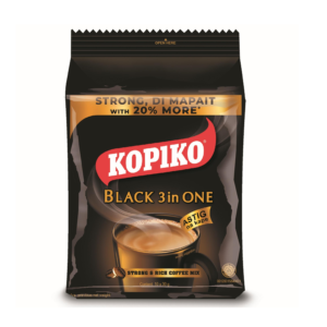 Kopiko Instant zwarte koffie 3 in 1