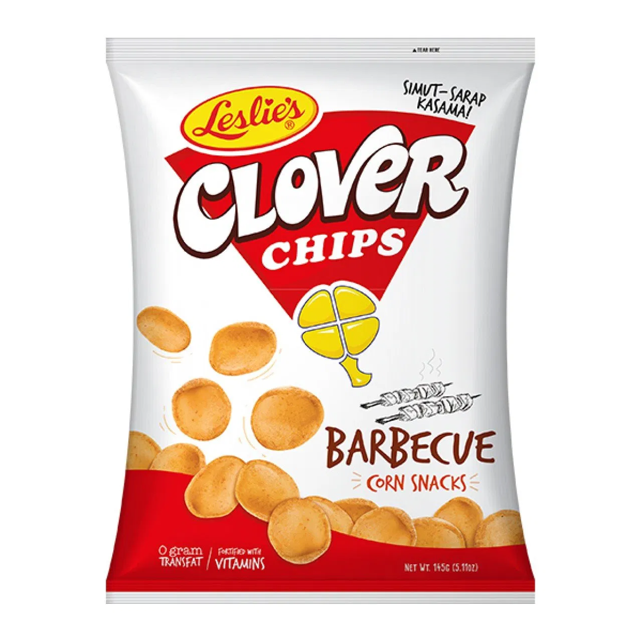 Leslies Clover chips BBQ flavor