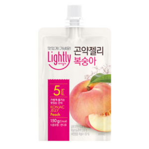 Lightly Konjac jelly drink peach flavor