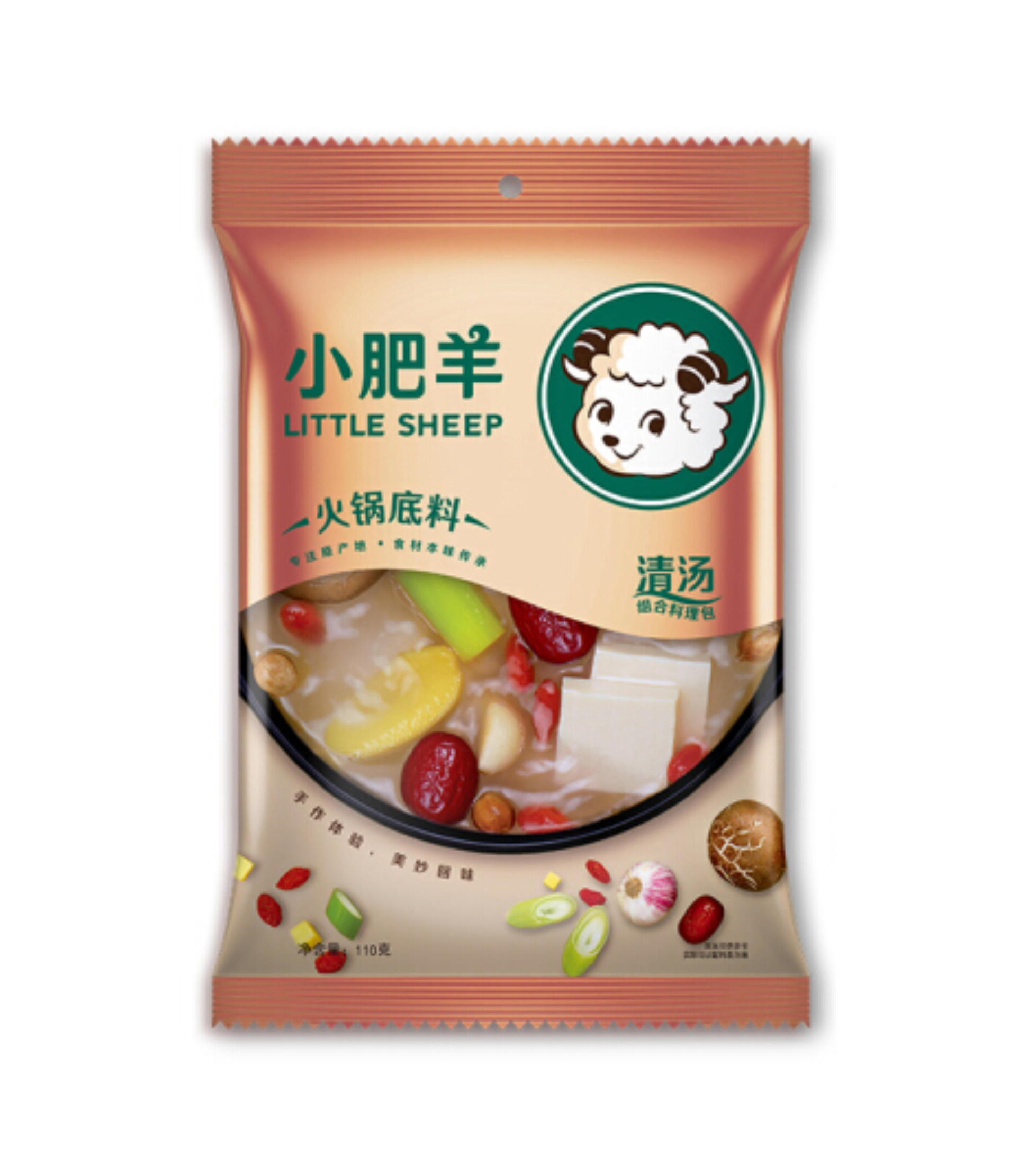 Little Sheep Hot pot soep basis heet (小肥羊 火锅底料 辣汤)