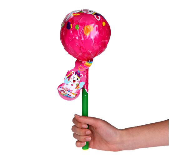 Lolliboni Big unicorn lollipop with candy and toys