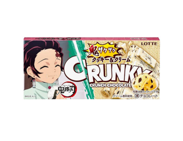 Lotte Kimetsu no yaiba crunky chocolate cookie & cream