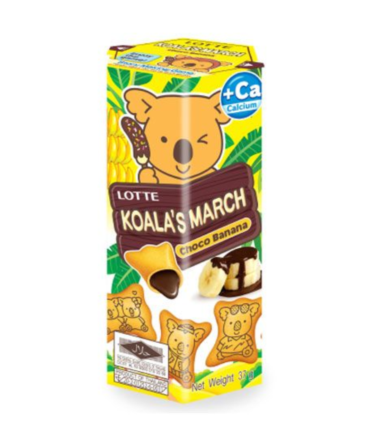 Lotte Koala cookies chocolate banana flavor