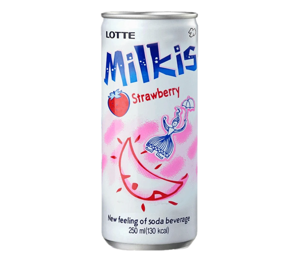 Lotte Milkis strawberry flavour