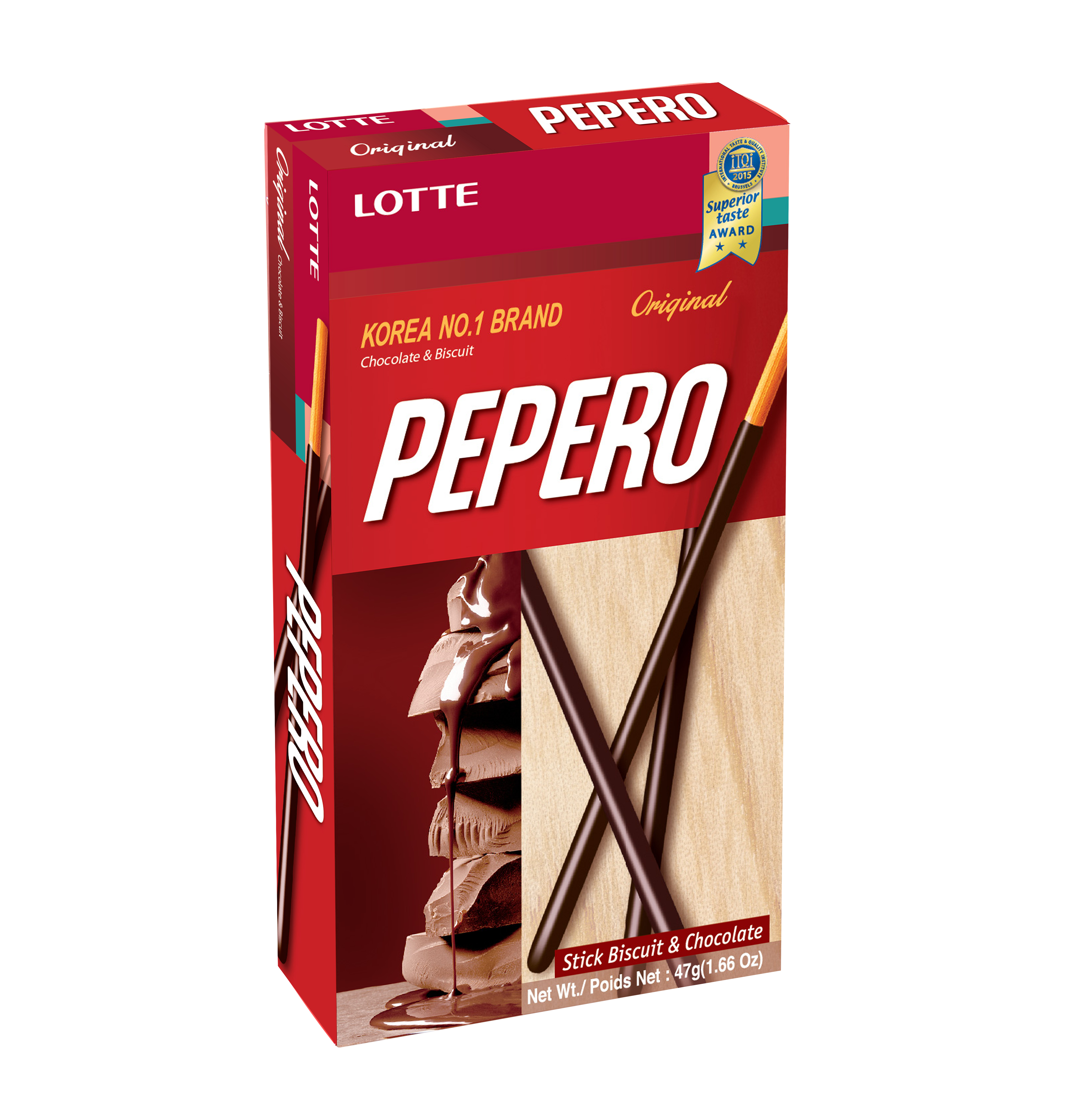Lotte Pepero stick chocolate flavour