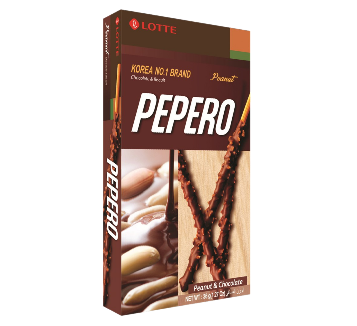 Lotte Pepero peanut & chocolate stick