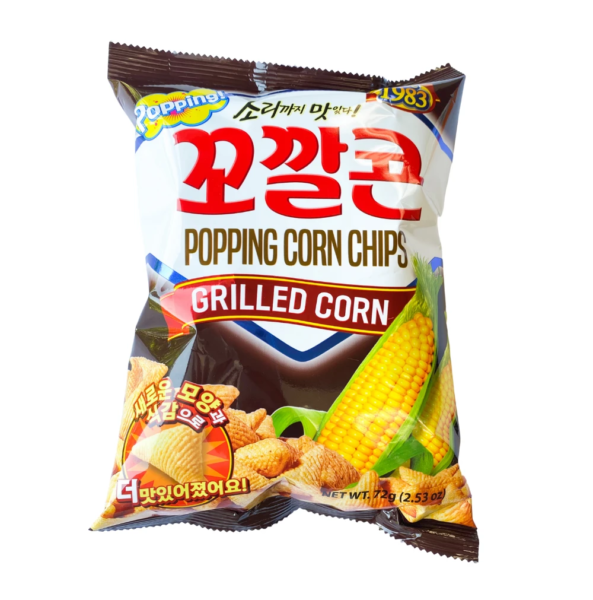 Lotte Grilled popping corn chips