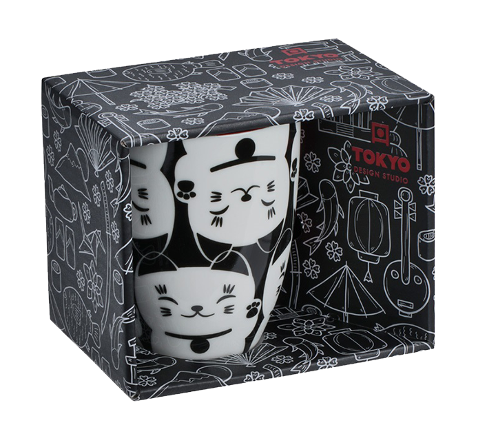 Tokyo design Studio Kawaii white lucky cat mug