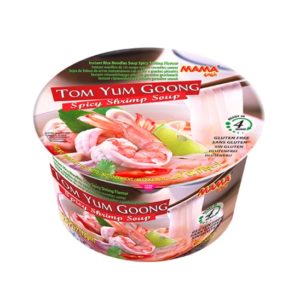 Mama Bowl rice noodle tom yum goong spicy shrimp soup flavor