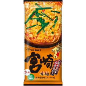Marutai  Miyazaki spicy ramen noodle (宫崎辛面 激辛酱油味 两人份) (2 servings)