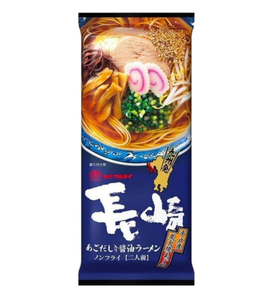 Marutai  Nagasaki shoyu instant ramen noodle (2 servings)