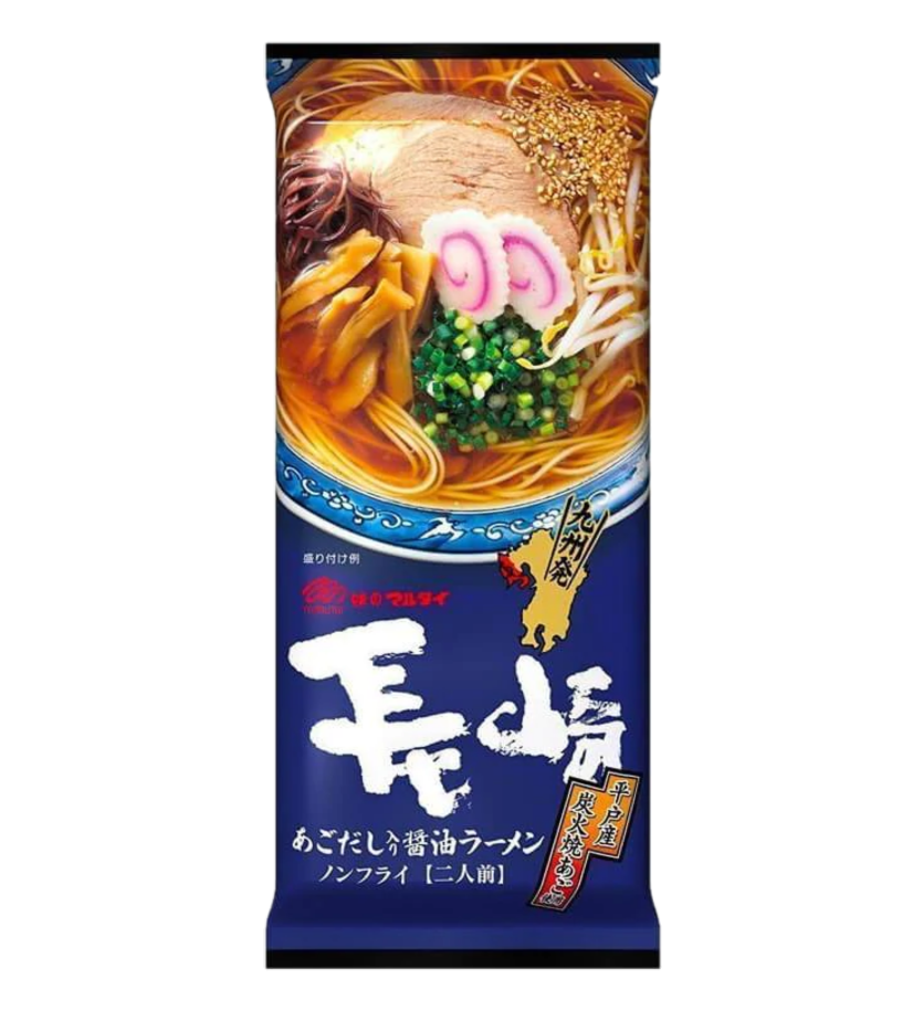 Marutai  Nagasaki shoyu instant ramen noodle (2 servings)