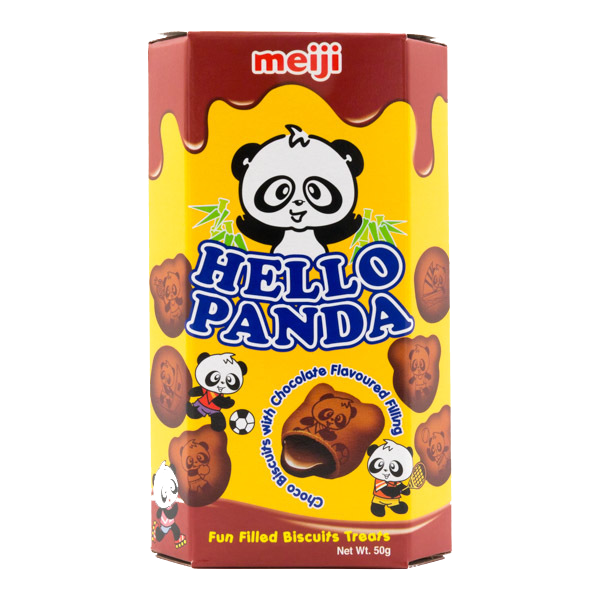 Meiji Hello panda cookies double chocolate flavour
