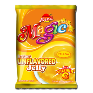 Menü Instant jelly mix yellow