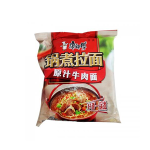 Mr. Kon Ramen noodle beef flavor (康师傅 锅煮拉面 原汁牛肉面)