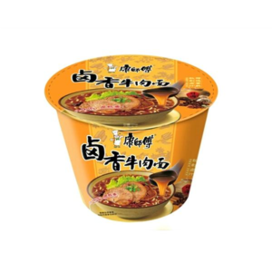 Mr. Kon Bowl noodle braised beef flavor (康师傅 卤香牛肉面 碗装)