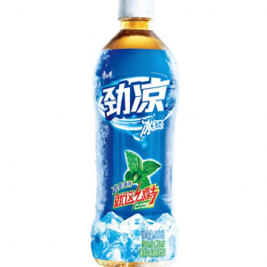 Mr. Kon Cool ice black tea cool mint drink (康师傅劲凉冰紅茶)