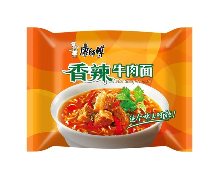 Mr. Kon Noodle spicy beef flavor (康师傅 香辣牛肉面)