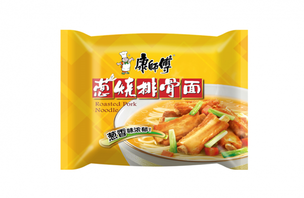 Mr. Kon Noodle roasted pork flavor (康师傅 葱烧排骨面 )
