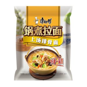 Mr. Kon Ramen noodle spare ribs flavor (康师傅 锅煮拉面 上汤排骨面)
